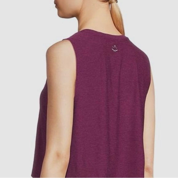 Beyond Yoga Tops - Beyond Yoga  Aubergine Featherweight Top